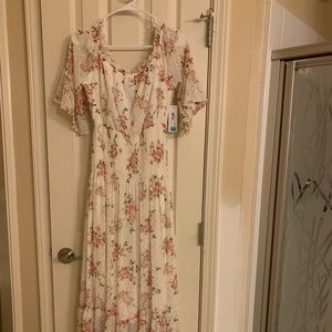 Flower maxi dress